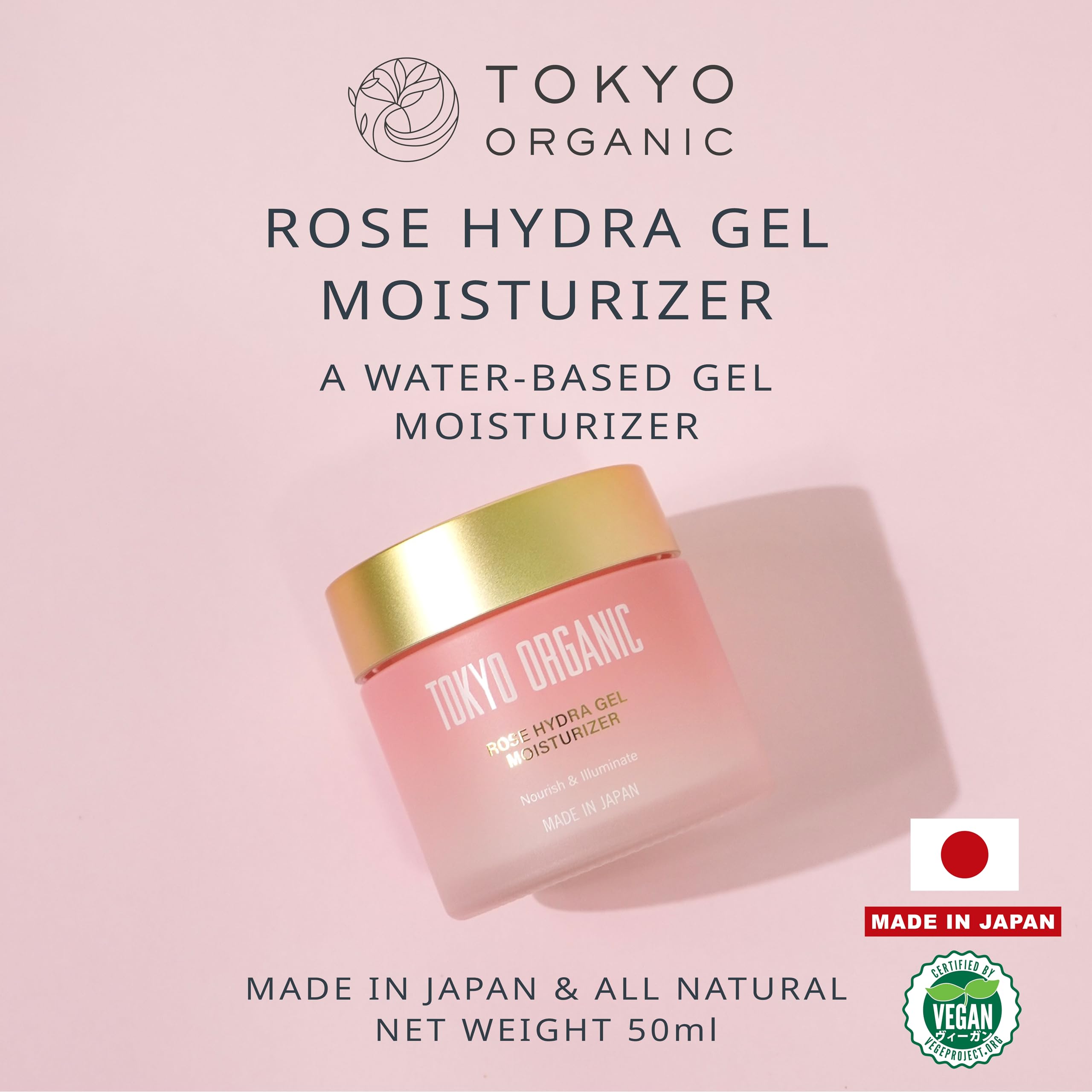 Amazon.co.jp: Tokyo Organic Set | Rose Hydra Gel Moisturizer 50ml